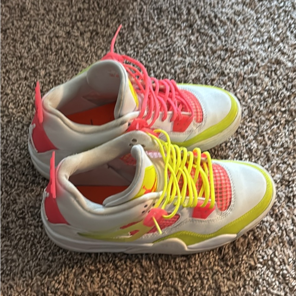 Jordan Kids Sneakers - White, Pink, Yellow